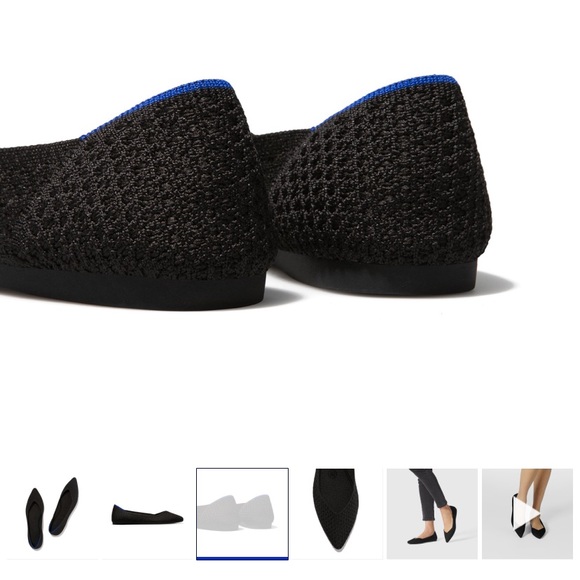 Rothys The Point- black honeycomb - Picture 2 of 4